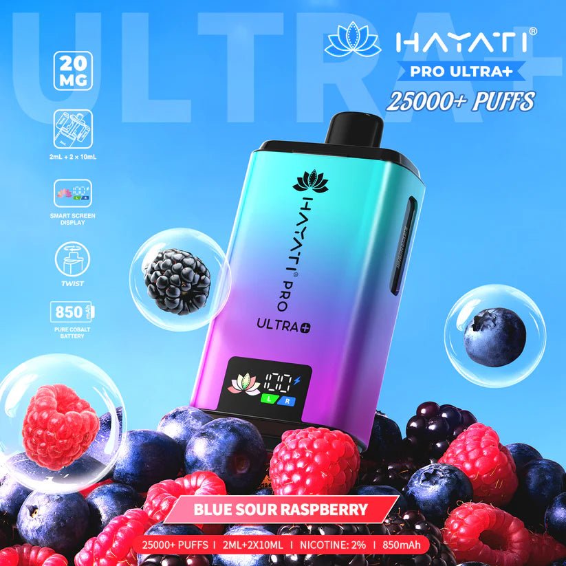 Hayati Pro Ultra+ 25k Prefilled Vape Pod 20mg - Boxes (COMING SOON)