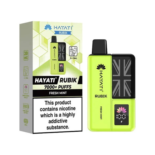 Hayati Rubik 7k Puffs Disposable Vape 20mg