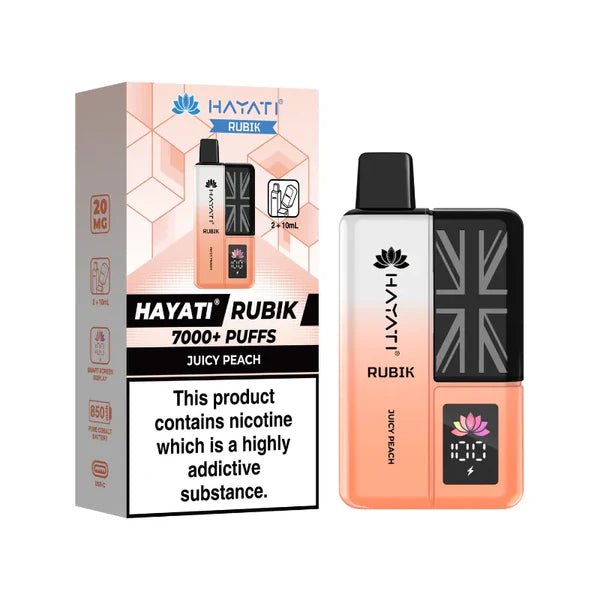 Hayati Rubik 7k Puffs Refillable Vape 20mg