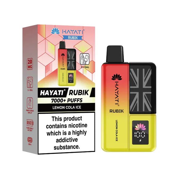 Hayati Rubik 7k Puffs Refillable Vape 20mg