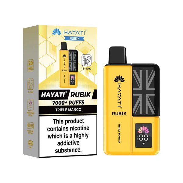 Hayati Rubik 7k Puffs Refillable Vape 20mg