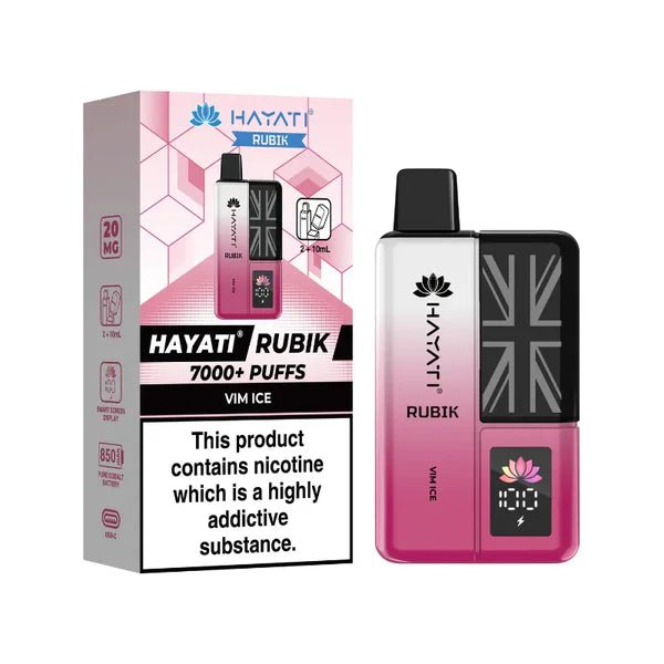 Hayati Rubik 7k Puffs Refillable Vape 20mg