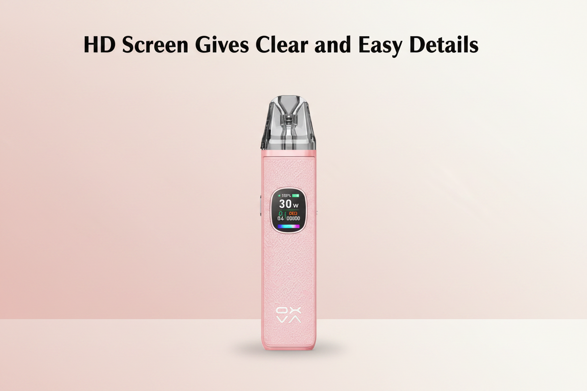 HD Screen Gives Clear and Easy Details