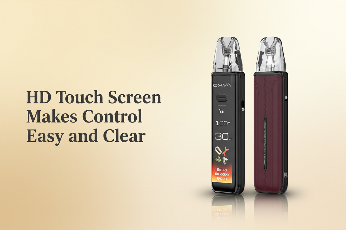 HD Touch Screen Makes Control Easy and Clear
