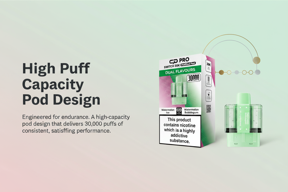  High Puff Capacity Pod Design