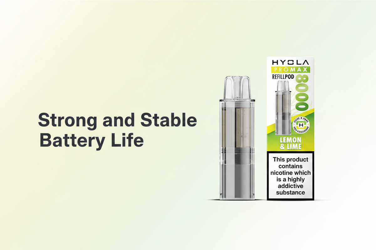 Strong and Stable Battery Life