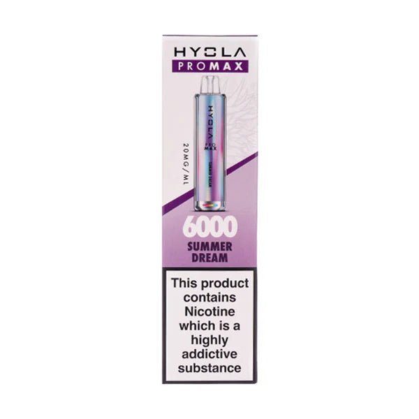 HYOLA Pro Max 6000 Refillable Vape 20mg