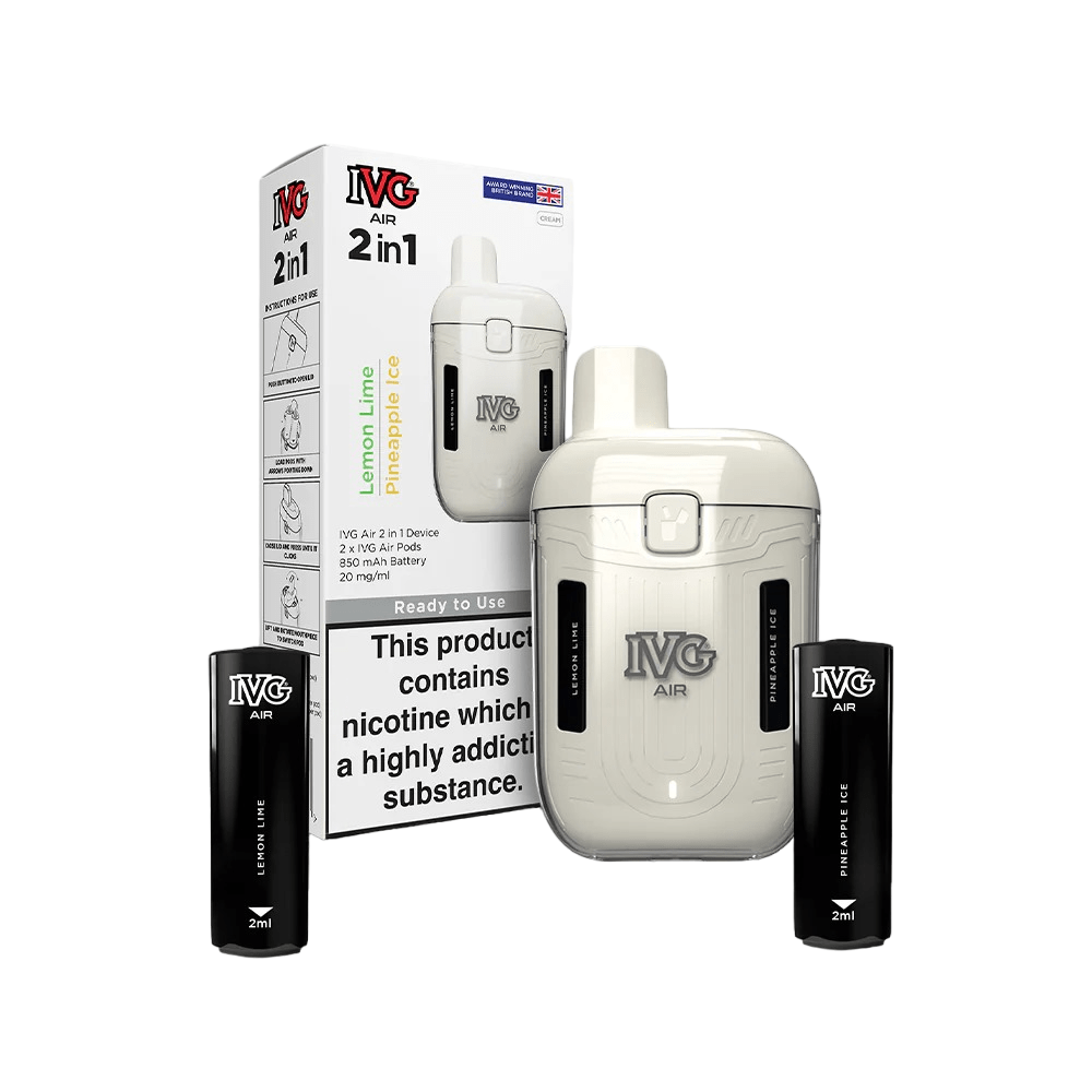 IVG AIR 2IN1 1200 Disposable Vape Kit 20mg