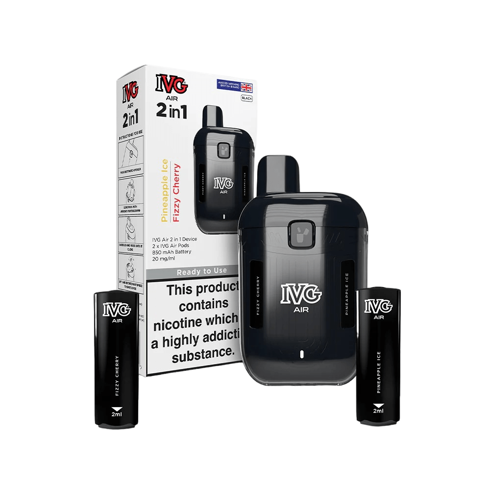 IVG AIR 2IN1 1200 Disposable Vape Kit 20mg