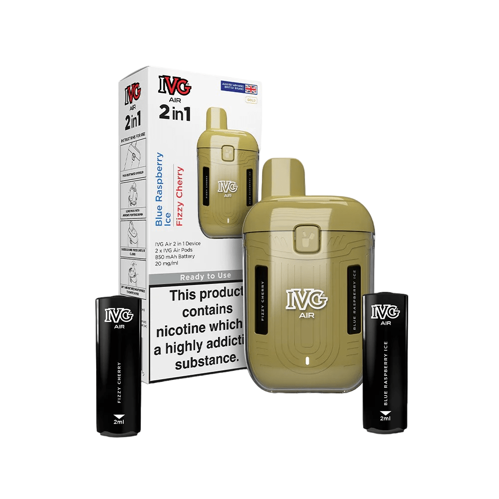 IVG AIR 2IN1 1200 Disposable Vape Kit 20mg