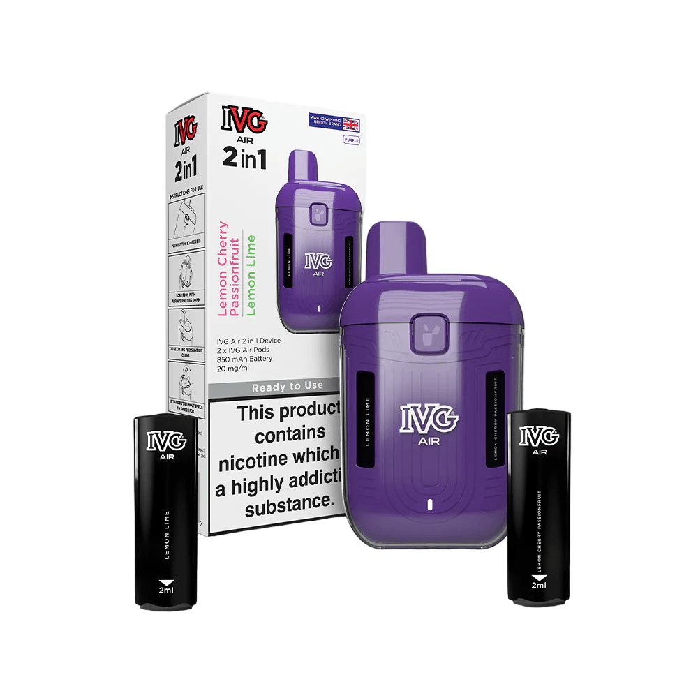 IVG AIR 2IN1 1200 Disposable Vape Kit 20mg