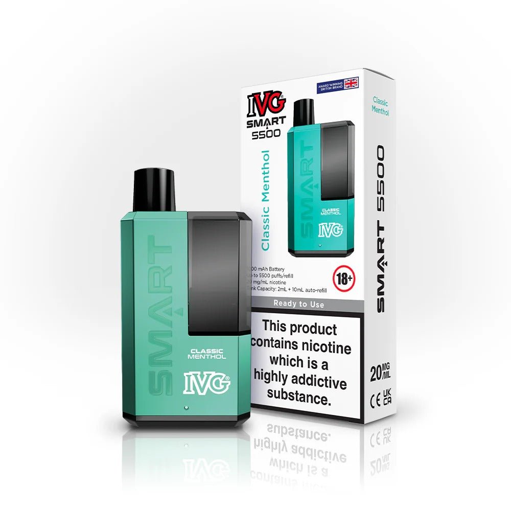 IVG Smart 5500 Refillable Vape Kit 20mg