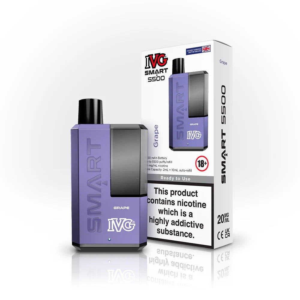 IVG Smart 5500 Refillable Vape Kit 20mg