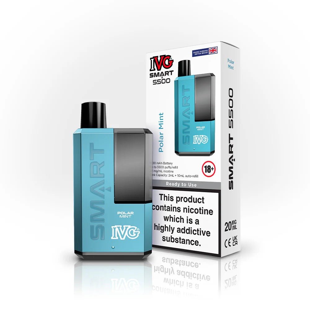 IVG Smart 5500 Refillable Vape Kit 20mg