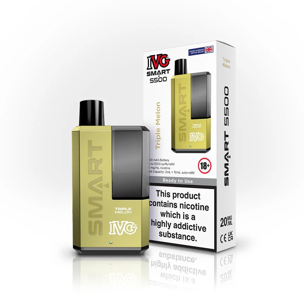 IVG Smart 5500 Disposable Vape Kit 20mg Triple Melon