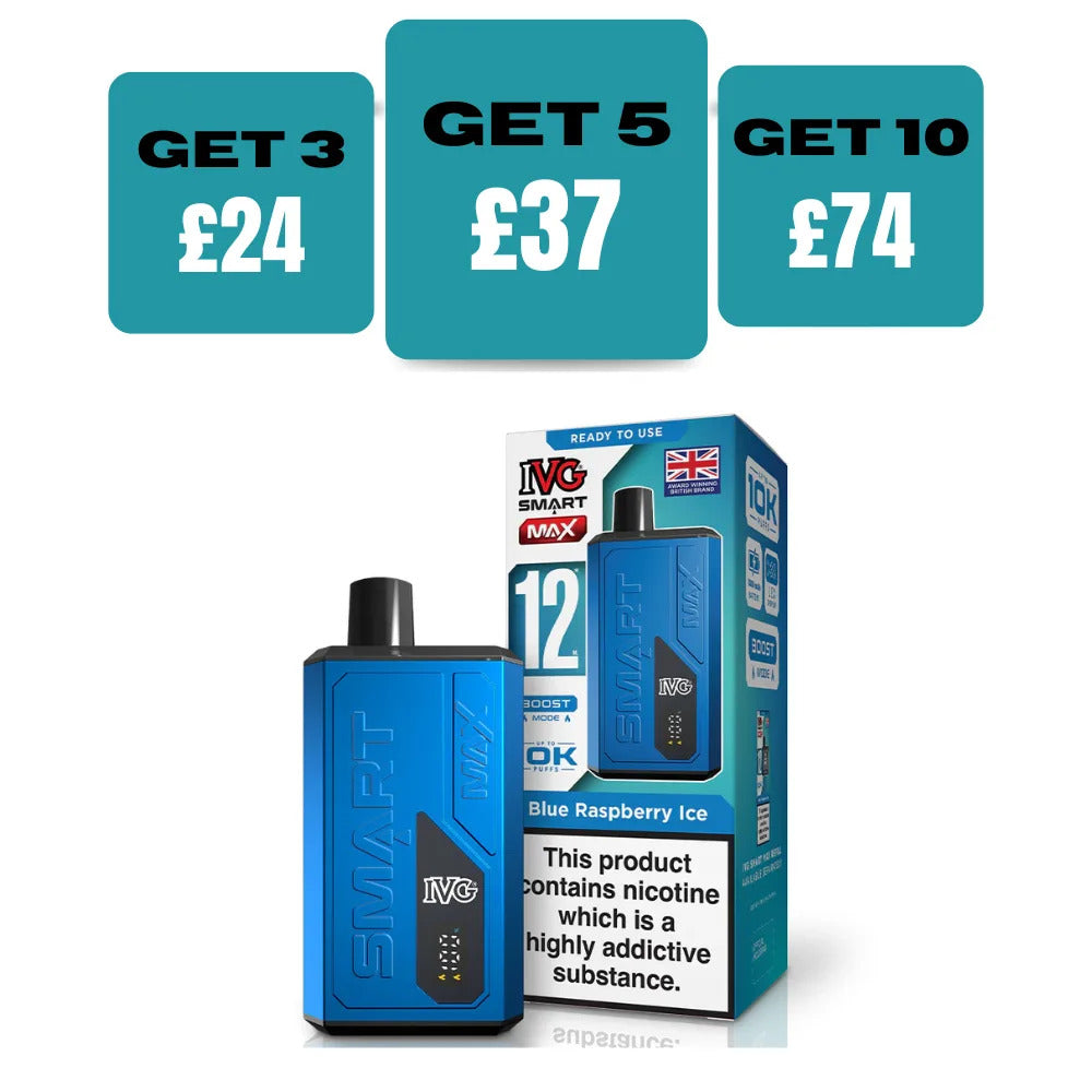 ivg smart max instructions IVG Smart Max Prefilled Kits 1X5 Compliant – iVape Delivery main image 0