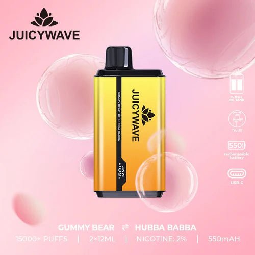 Juicy Wave 15,000 Disposable New 2 In 1 Flavour 20mg 
