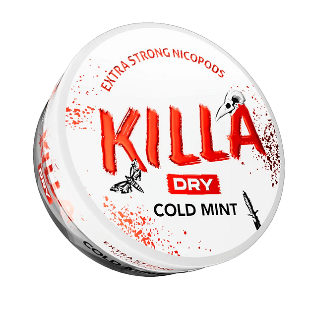 Killa Nicotine Pouches Dry Cold Mint