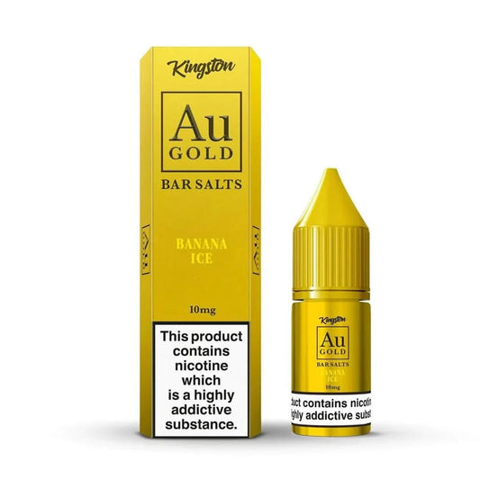 Kingston AU Gold Nic salt 10ml Banana Ice (Box of 10)