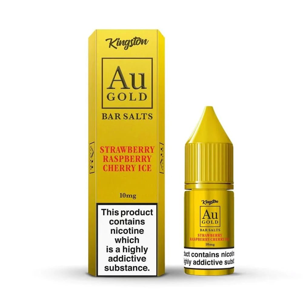 Kingston AU Gold Nic salt 10ml Strawberry Raspberry Cherry Ice (Box of 10)