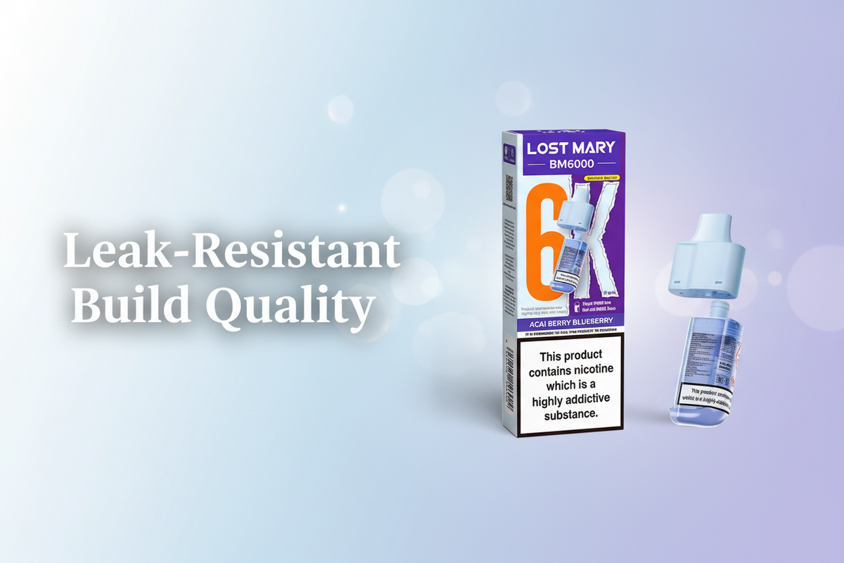  Leak-Resistant Build Quality
