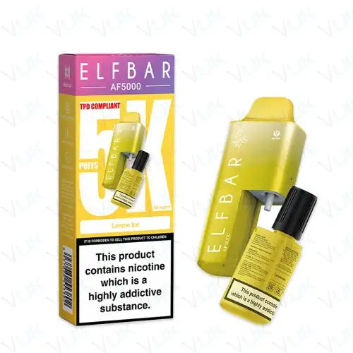 ELF BAR AF5000 Disposable Vape Kit 20mg Lemon Ice