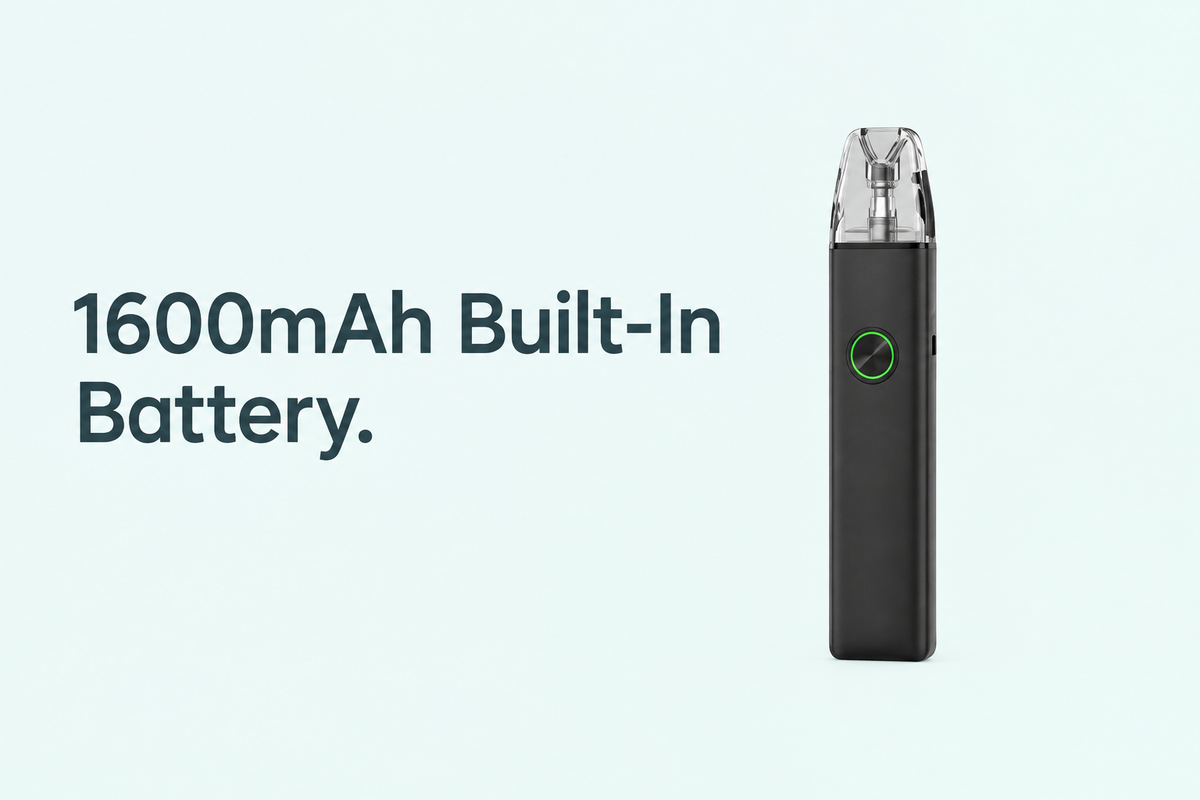 1600mAh Built-In Battery