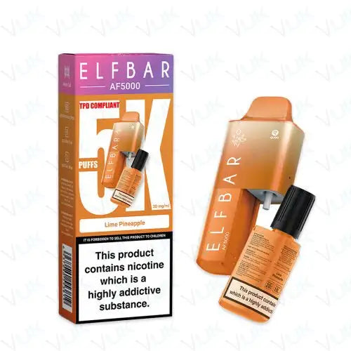 ELF BAR AF5000 Disposable Vape Kit 20mg Lime Pineapple