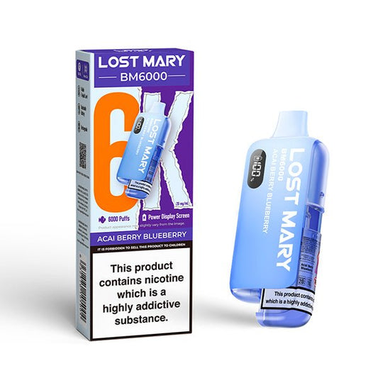 Lost Mary BM6000 Diposable Vape Acai Berry Blueberry