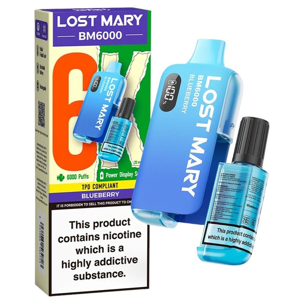 Lost Mary BM6000 Diposable Vape Blueberry