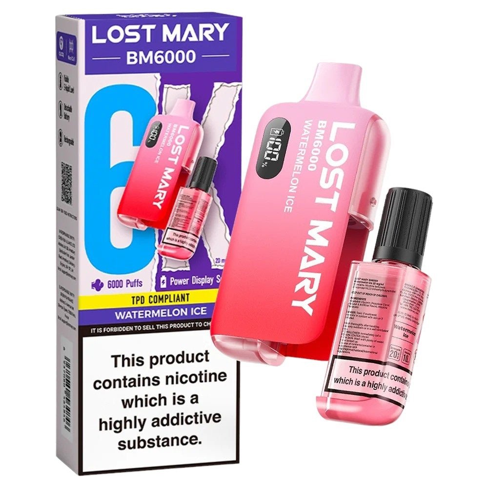 Lost Mary BM6000 Diposable Vape Watermelon Ice