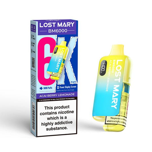 Lost Mary BM6000 Disposable Vape Acai Berry Lemonade