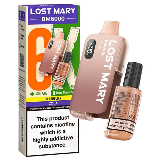 Lost Mary BM6000 Disposable Vape Cola