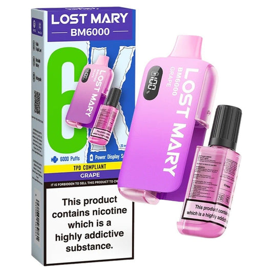 Lost Mary BM6000 Disposable Vape Grape