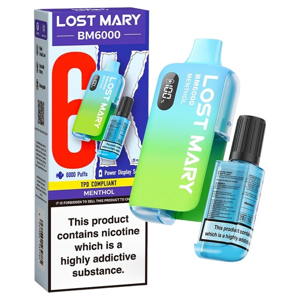 Lost Mary BM6000 Disposable Vape Menthol