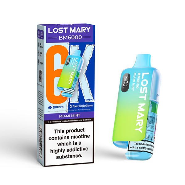 Lost Mary BM6000 Disposable Vape Miami Mint