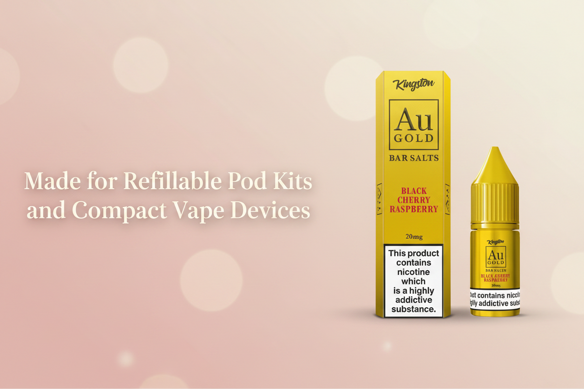 Made for Refillable Pod Kits and Compact Vape Devices