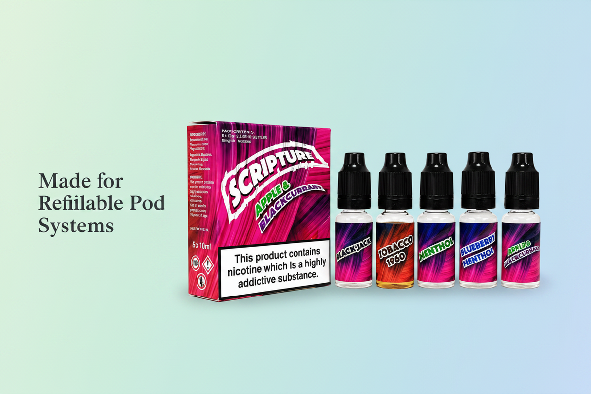 Made for Refillable Pod Systems