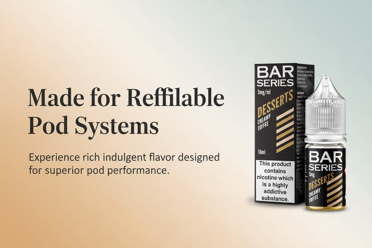 Made for Refillable Pod Systems
