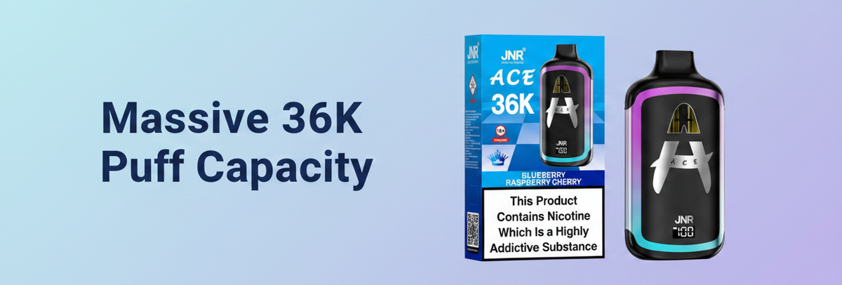 Massive 36K Puff Capacity