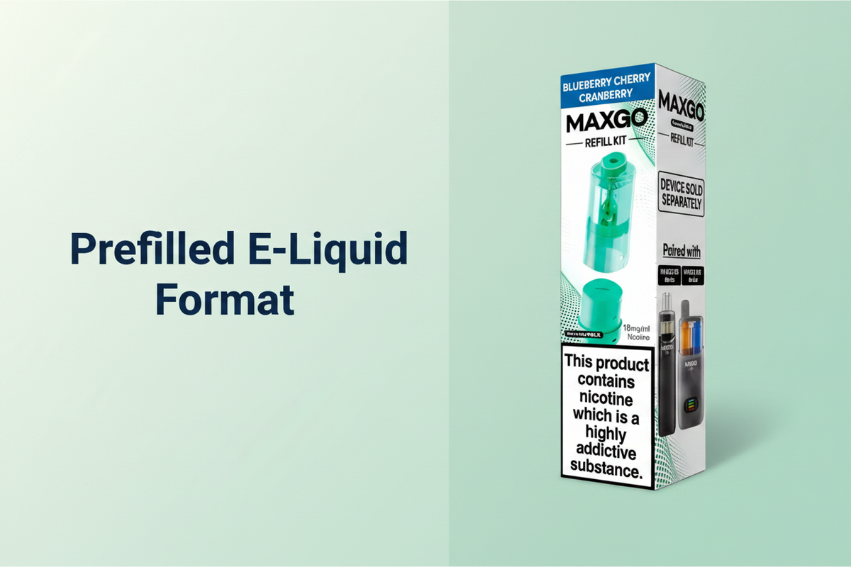 Prefilled E-Liquid Format