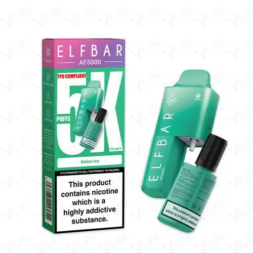 ELF BAR AF5000 Disposable Vape Kit 20mg Melon Ice