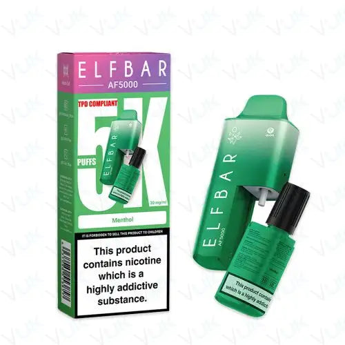 ELF BAR AF5000 Disposable Vape Kit 20mg Menthol