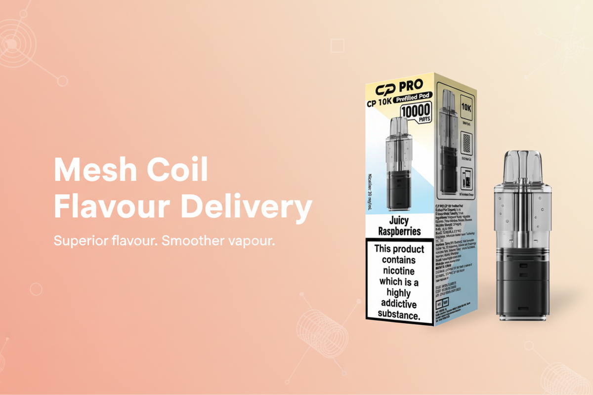 Mesh Coil Flavour Delivery