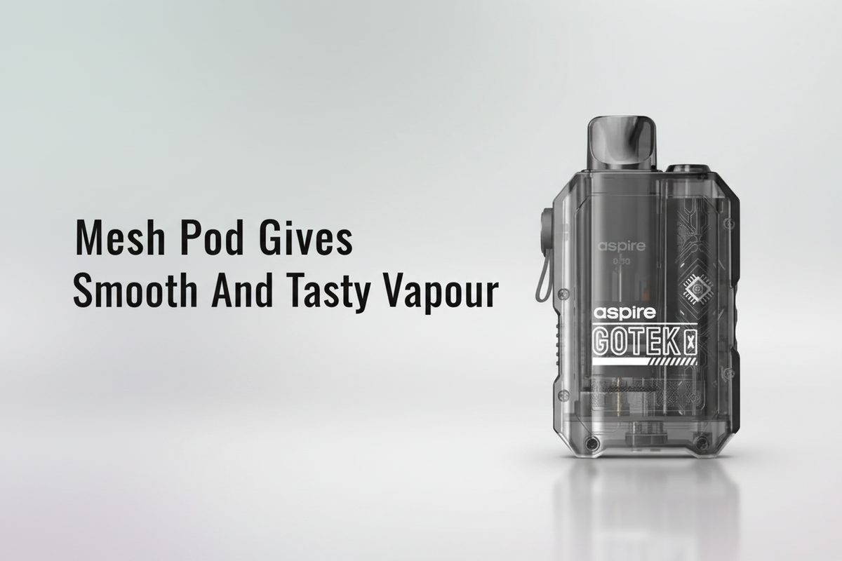 Mesh Pod Gives Smooth And Tasty Vapour