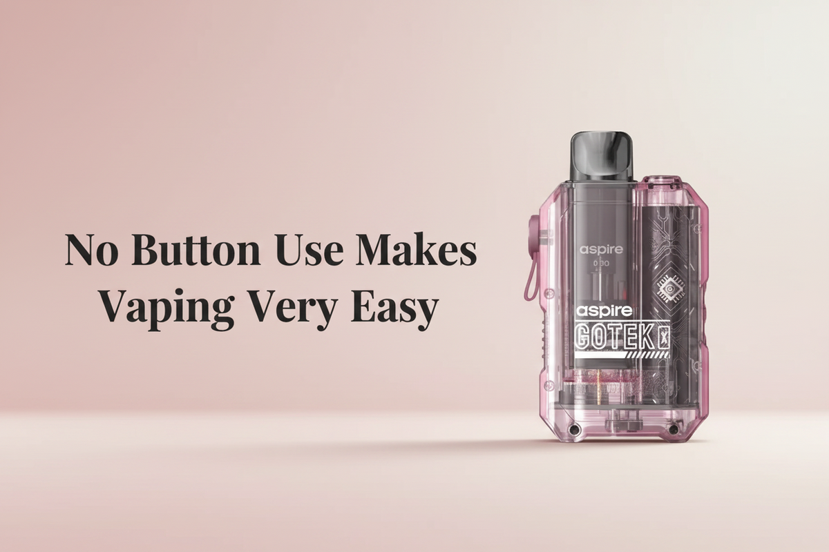 No Button Use Makes Vaping Very Easy