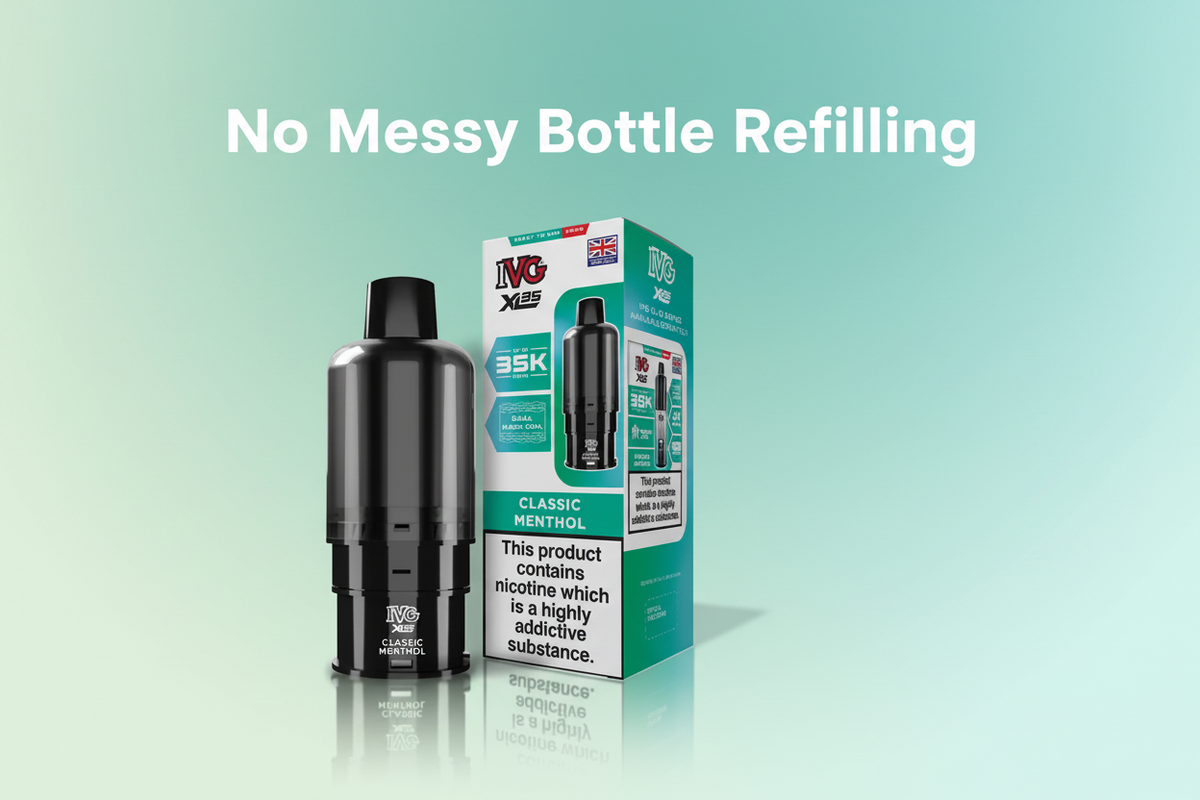 No Messy Bottle Refilling