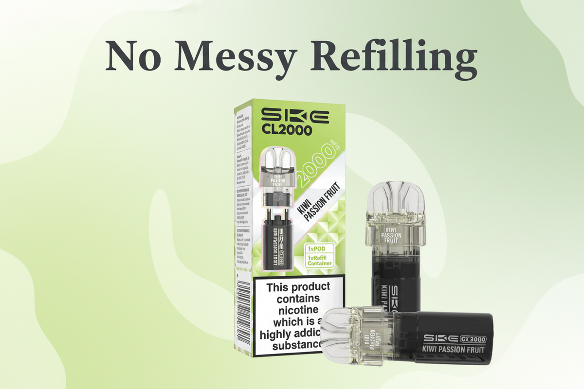 No Messy Refilling