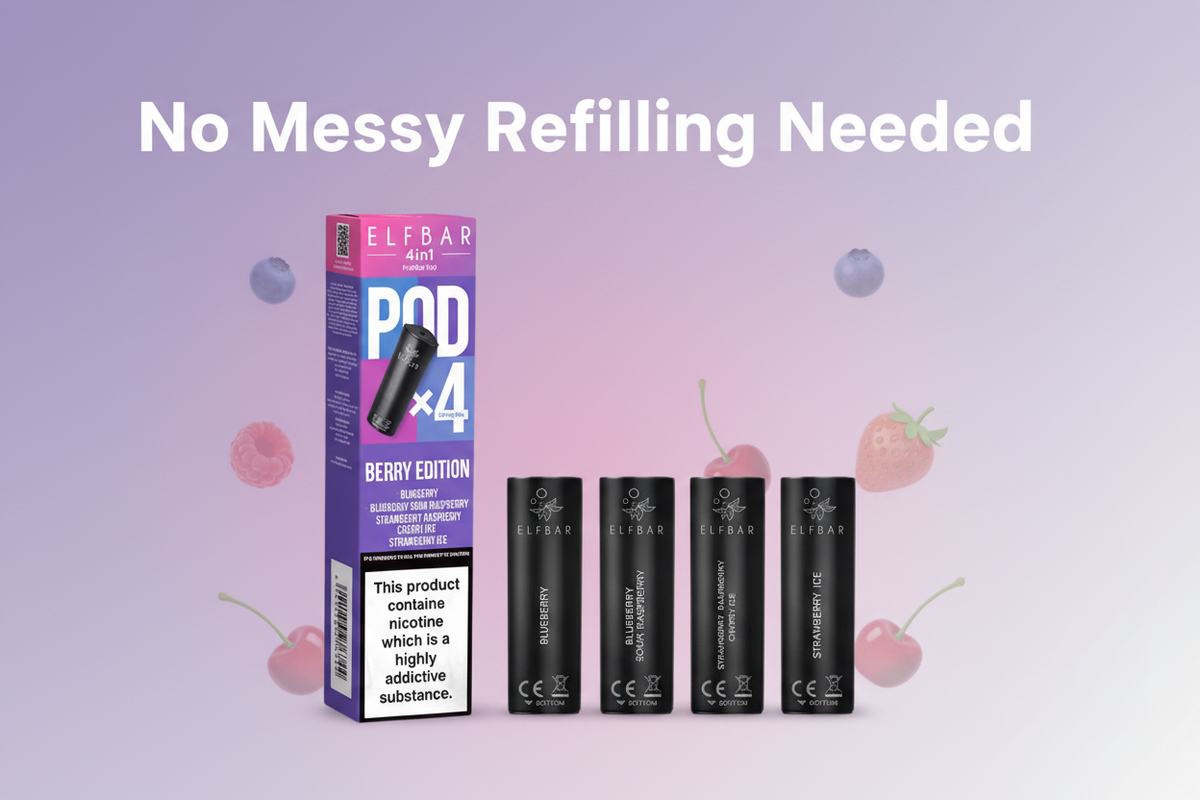 No Messy Refilling Needed