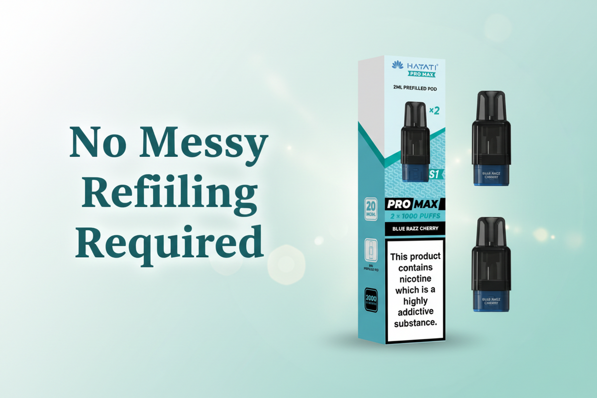 No Messy Refilling Required